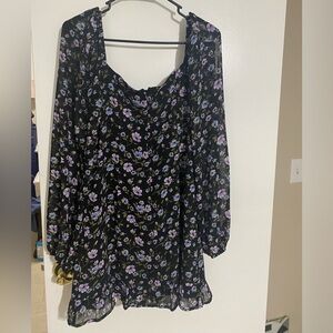 Floral mini dress